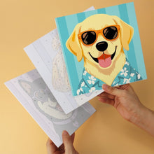 Afbeelding in Gallery-weergave laden, Mini Serie Schilderen op Nummer 20x20cm (6 stuks) - Stijlvolle puppygalerij