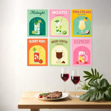 Afbeelding in Gallery-weergave laden, Mini Serie Schilderen op Nummer 15x20cm (6 stuks) - Happy Hour-prints