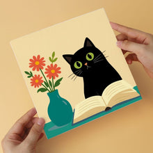 Afbeelding in Gallery-weergave laden, Mini Serie Schilderen op Nummer 20x20cm (6 stuks) - Katten en bloemen
