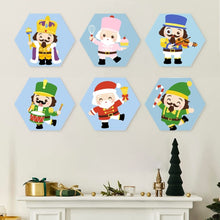 Afbeelding in Gallery-weergave laden, Mini Serie Schilderen op Nummer - Zeshoeken (6 stuks) - Vrolijke kleine personages