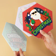Afbeelding in Gallery-weergave laden, Mini Serie Schilderen op Nummer - Zeshoeken (6 stuks) - Kerststemming
