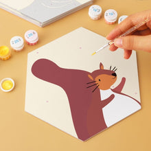Afbeelding in Gallery-weergave laden, Mini Serie Schilderen op Nummer - Zeshoeken (6 stuks) - Vormen van wilde dieren