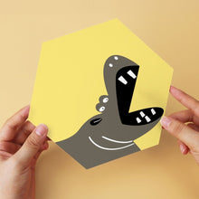 Afbeelding in Gallery-weergave laden, Mini Serie Schilderen op Nummer - Zeshoeken (6 stuks) - Vormen van wilde dieren
