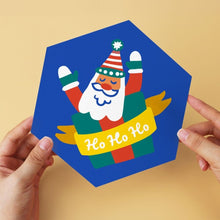 Afbeelding in Gallery-weergave laden, Mini Serie Schilderen op Nummer - Zeshoeken (6 stuks) - Ho Ho Feestdagen