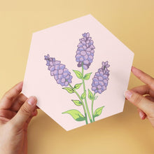 Afbeelding in Gallery-weergave laden, Mini Serie Schilderen op Nummer - Zeshoeken (6 stuks) - Bloemenset