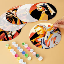 Afbeelding in Gallery-weergave laden, Mini Serie Schilderen op Nummer - Schijven Ø20cm (6 stuks) - Artistieke iconen