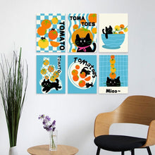 Afbeelding in Gallery-weergave laden, Mini Serie Schilderen op Nummer 15x20cm (6 stuks) - Cat-o-mato-keuken