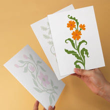 Afbeelding in Gallery-weergave laden, Mini Serie Schilderen op Nummer 15x20cm (6 stuks) - Illustraties van wilde bloemen