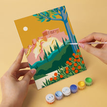 Afbeelding in Gallery-weergave laden, Mini Serie Schilderen op Nummer 15x20cm (6 stuks) - Reizen aan zee