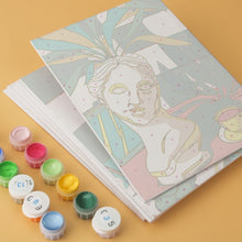 Afbeelding in Gallery-weergave laden, Mini Serie Schilderen op Nummer 15x20cm (6 stuks) - Gebeeldhouwde momenten