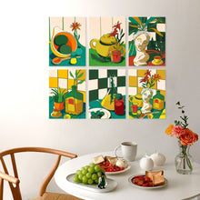 Afbeelding in Gallery-weergave laden, Mini Serie Schilderen op Nummer 15x20cm (6 stuks) - Gebeeldhouwde momenten