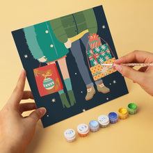 Afbeelding in Gallery-weergave laden, Mini Serie Schilderen op Nummer 20x20cm (6 stuks) - Betoverende kerst