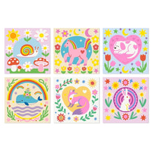 Afbeelding in Gallery-weergave laden, Mini Serie Schilderen op Nummer 20x20cm (6 stuks) - Speelse volkswezens