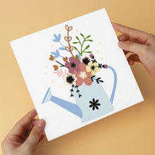 Afbeelding in Gallery-weergave laden, Mini Serie Schilderen op Nummer 20x20cm (6 stuks) - Bloemen uit de gieter 1