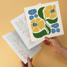 Afbeelding in Gallery-weergave laden, Mini Serie Schilderen op Nummer 20x20cm (6 stuks) - Bloemenpatroon