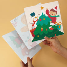 Afbeelding in Gallery-weergave laden, Mini Serie Schilderen op Nummer 20x20cm (6 stuks) - Feestelijke funset