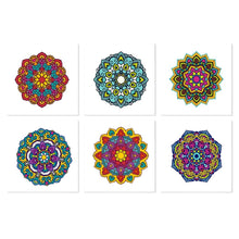 Afbeelding in Gallery-weergave laden, Mini Serie Schilderen op Nummer 20x20cm (6 stuks) - Kaleidoscoopmandala's