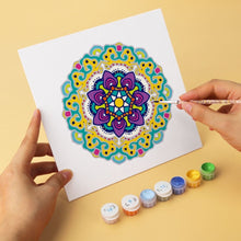 Afbeelding in Gallery-weergave laden, Mini Serie Schilderen op Nummer 20x20cm (6 stuks) - Kaleidoscoopmandala's