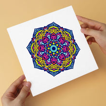 Afbeelding in Gallery-weergave laden, Mini Serie Schilderen op Nummer 20x20cm (6 stuks) - Kaleidoscoopmandala's