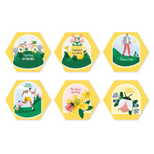 Afbeelding in Gallery-weergave laden, Mini Serie Schilderen op Nummer - Zeshoeken (6 stuks) - Lentevibes
