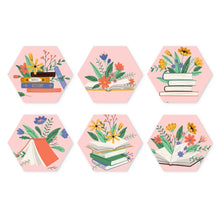 Afbeelding in Gallery-weergave laden, Mini Serie Schilderen op Nummer - Zeshoeken (6 stuks) - Boeken in bloei