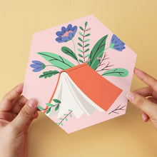 Afbeelding in Gallery-weergave laden, Mini Serie Schilderen op Nummer - Zeshoeken (6 stuks) - Boeken in bloei