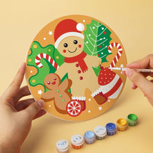 Afbeelding in Gallery-weergave laden, Mini Serie Schilderen op Nummer - Schijven Ø20cm (6 stuks) - Kerstlekkernijen