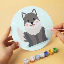 Afbeelding in Gallery-weergave laden, Mini Serie Schilderen op Nummer - Schijven Ø20cm (6 stuks) - Bosverhalen