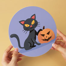 Afbeelding in Gallery-weergave laden, Mini Serie Schilderen op Nummer - Schijven Ø20cm (6 stuks) - Katten en hekserij