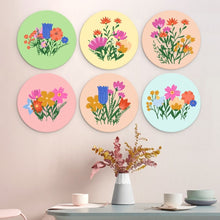 Afbeelding in Gallery-weergave laden, Mini Serie Schilderen op Nummer - Schijven Ø20cm (6 stuks) - De geheime tuin