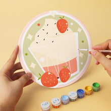 Afbeelding in Gallery-weergave laden, Mini Serie Schilderen op Nummer - Schijven Ø20cm (6 stuks) - Zoet seizoen