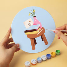 Afbeelding in Gallery-weergave laden, Mini Serie Schilderen op Nummer - Schijven Ø20cm (6 stuks) - Kleine creatieve rituelen