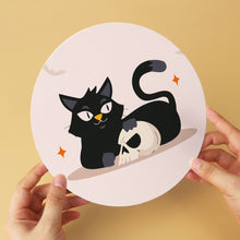 Afbeelding in Gallery-weergave laden, Mini Serie Schilderen op Nummer - Schijven Ø20cm (6 stuks) - Spookachtige katten