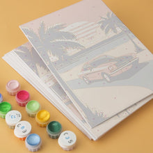 Afbeelding in Gallery-weergave laden, Mini Serie Schilderen op Nummer 15x20cm (6 stuks) - Vintage horizonten