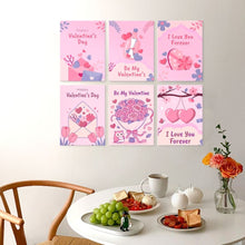 Afbeelding in Gallery-weergave laden, Mini Serie Schilderen op Nummer 15x20cm (6 stuks) - Liefdesbrieven