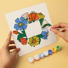 Afbeelding in Gallery-weergave laden, Mini Serie Schilderen op Nummer 20x20cm (6 stuks) - Handgeplukte bloemen
