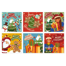 Afbeelding in Gallery-weergave laden, Mini Serie Schilderen op Nummer 20x20cm (6 stuks) - Kerstkleuren