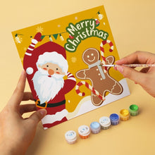 Afbeelding in Gallery-weergave laden, Mini Serie Schilderen op Nummer 20x20cm (6 stuks) - Kerstkleuren
