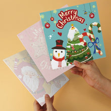 Afbeelding in Gallery-weergave laden, Mini Serie Schilderen op Nummer 20x20cm (6 stuks) - Kerstkleuren