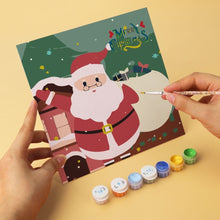 Afbeelding in Gallery-weergave laden, Mini Serie Schilderen op Nummer 20x20cm (6 stuks) - Holly Jolly-illustraties