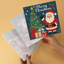Afbeelding in Gallery-weergave laden, Mini Serie Schilderen op Nummer 20x20cm (6 stuks) - Holly Jolly-illustraties