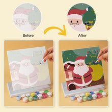 Afbeelding in Gallery-weergave laden, Mini Serie Schilderen op Nummer 20x20cm (6 stuks) - Holly Jolly-illustraties