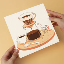 Afbeelding in Gallery-weergave laden, Mini Serie Schilderen op Nummer 20x20cm (6 stuks) - Koffieritueel