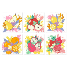 Afbeelding in Gallery-weergave laden, Mini Serie Schilderen op Nummer 20x20cm (6 stuks) - Zoete oogst