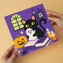 Afbeelding in Gallery-weergave laden, Mini Serie Schilderen op Nummer 20x20cm (6 stuks) - Spookachtige nachten