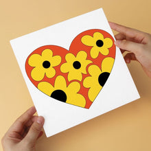 Afbeelding in Gallery-weergave laden, Mini Serie Schilderen op Nummer 20x20cm (6 stuks) - Groovy harten