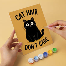 Afbeelding in Gallery-weergave laden, Mini Serie Schilderen op Nummer 15x20cm (6 stuks) - Kattenattitude