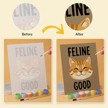 Afbeelding in Gallery-weergave laden, Mini Serie Schilderen op Nummer 15x20cm (6 stuks) - Kattenattitude