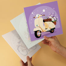 Afbeelding in Gallery-weergave laden, Mini Serie Schilderen op Nummer 20x20cm (6 stuks) - Retro ritjes