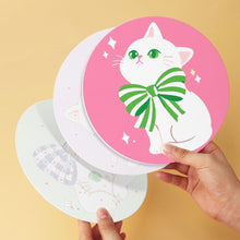 Afbeelding in Gallery-weergave laden, Mini Serie Schilderen op Nummer - Schijven Ø20cm (6 stuks) - Linten en katten